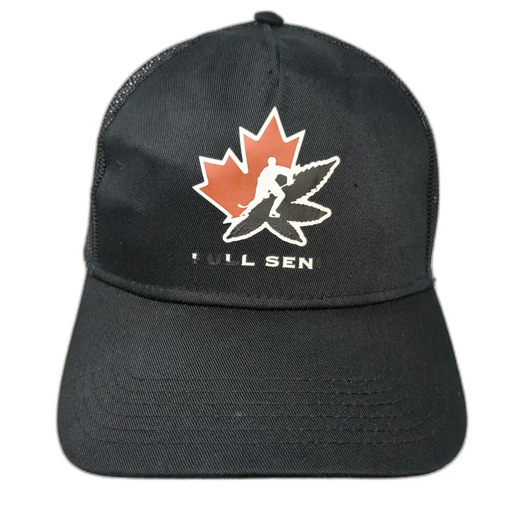 Full Send Trucker Hat Black One Size Mesh Back Snapback Graphic Logo Nelk Boys